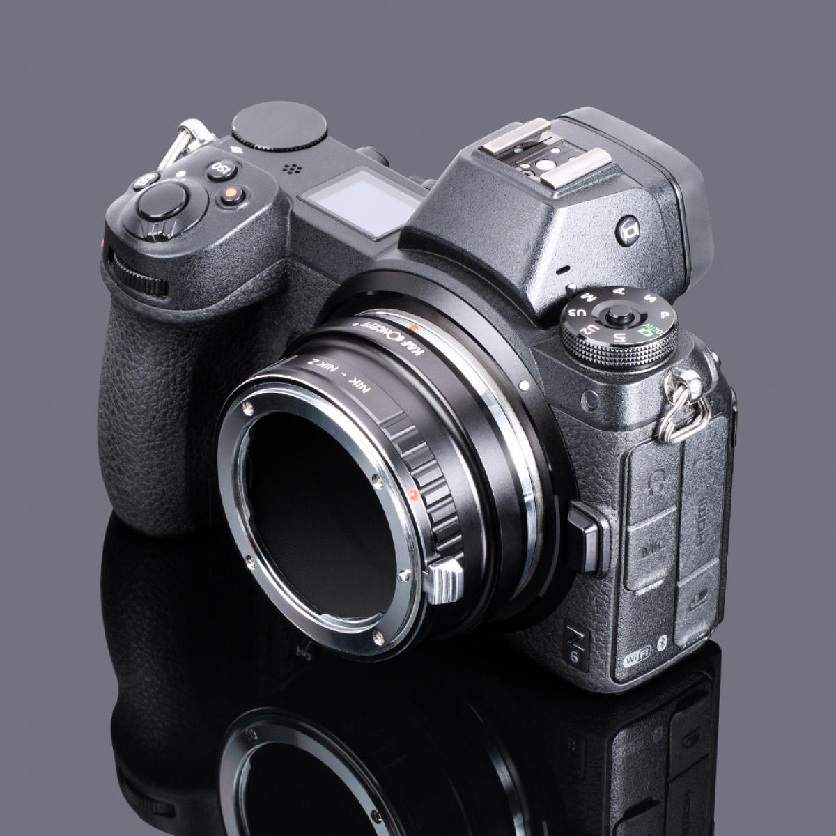 Nikon F/AF AI AI-S Mount Lens to Nikon Z6 Z7 Camera K&F Concept Lens Mount Adapter