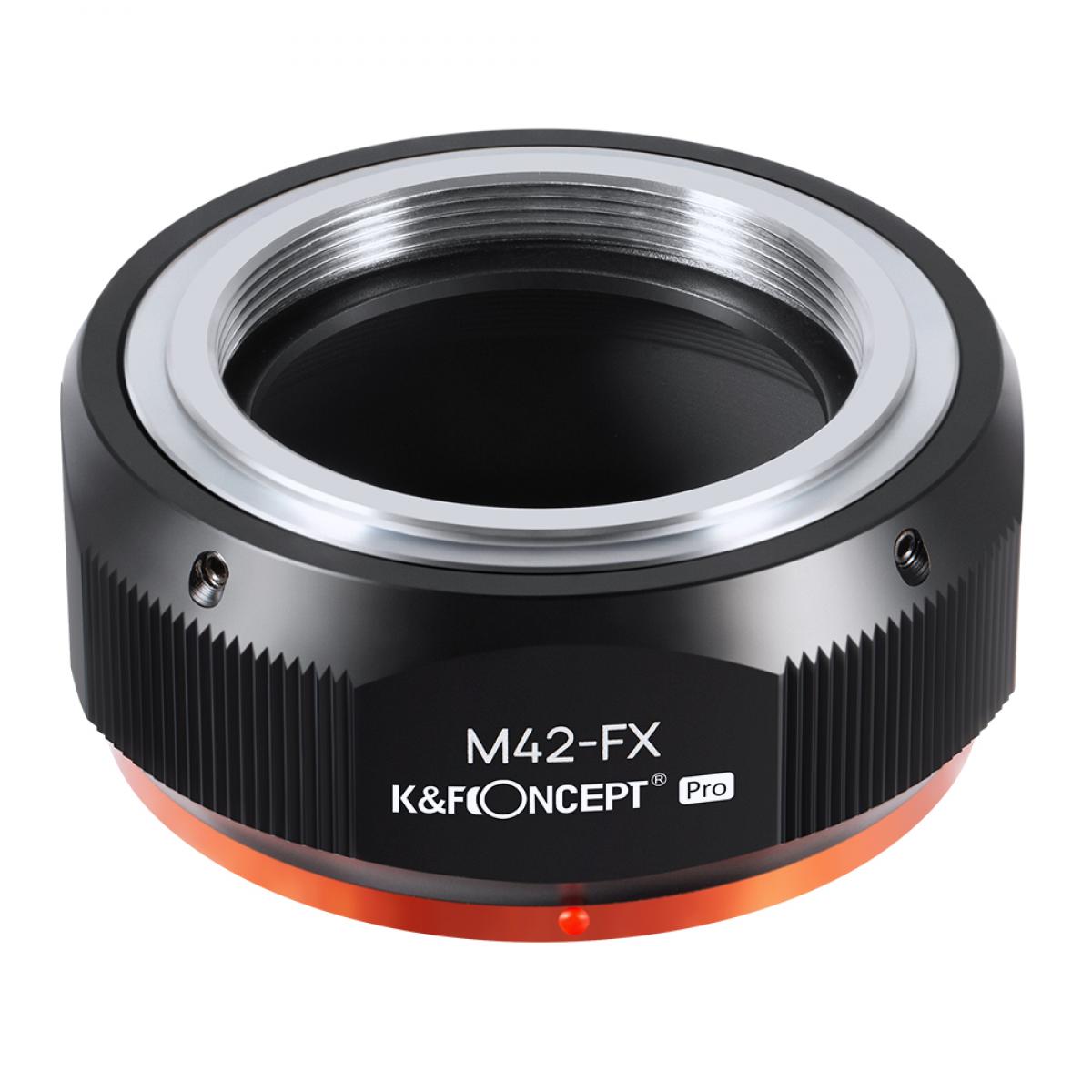 M42 to Fuji X Lens Mount Adapter for M42 Screw Mount Lens to Fujifilm Fuji X-Series X FX Mount Mirrorless Cameras with Matting Varnish Design