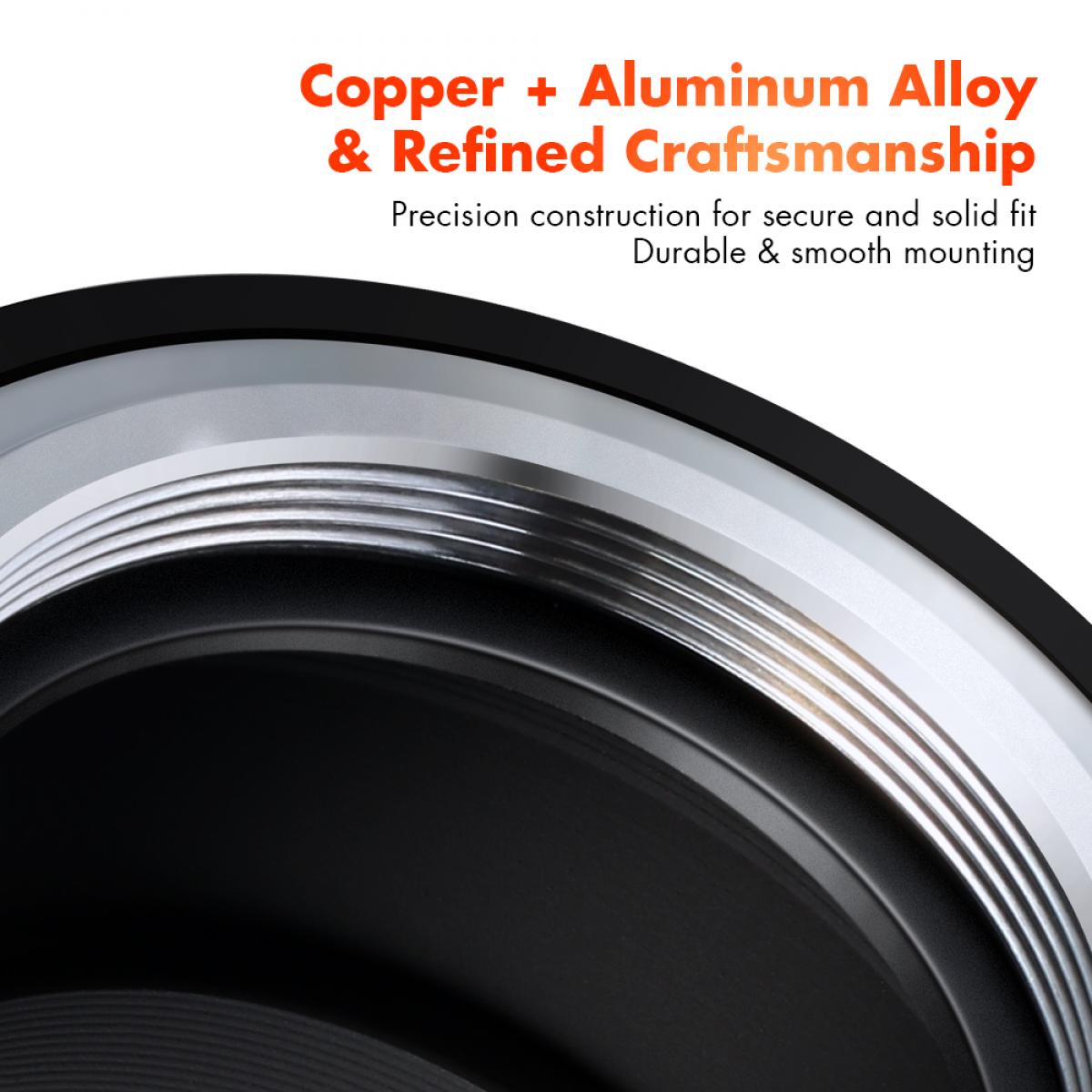 M42 to Fuji X Lens Mount Adapter for M42 Screw Mount Lens to Fujifilm Fuji X-Series X FX Mount Mirrorless Cameras with Matting Varnish Design