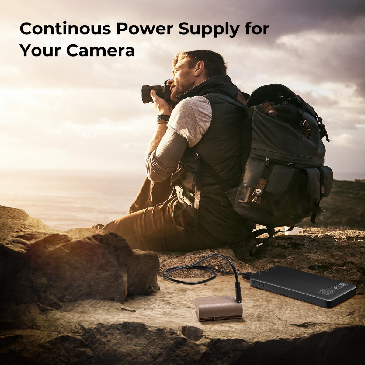 Canon LP-E6NH Camera Battery Charger with Type C Direct Charge Interface Compatible with Canon EOS 90D/80D/70D/5D Mark II III IV/5DS SR/6D/6D Mark II/R5 R6 R6 II R7, LP-E6/LP-E6N Replacement Replacement Battery