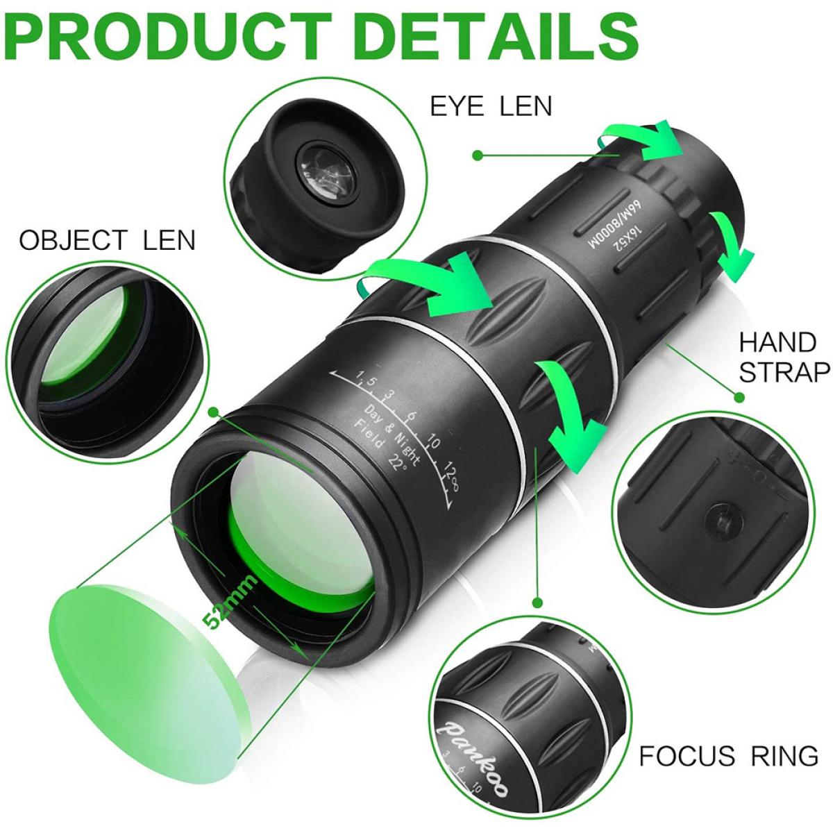 Monocular High Definition Telescope