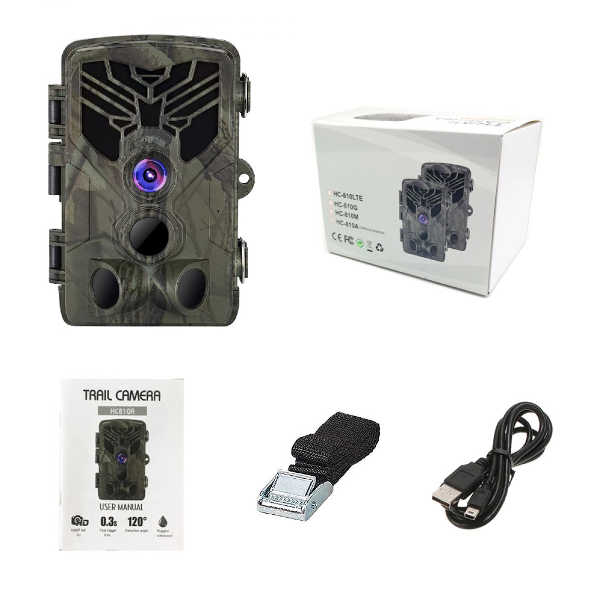 K&F HC810A trail camera Hunting Camera Scouting Trail Camera Wildview 1080P 20MP HD PIR Motion Night Vision Camera