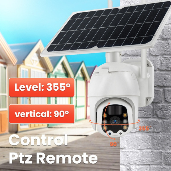 Solar Powered Wireless WiFi Outdoor Security Camera
