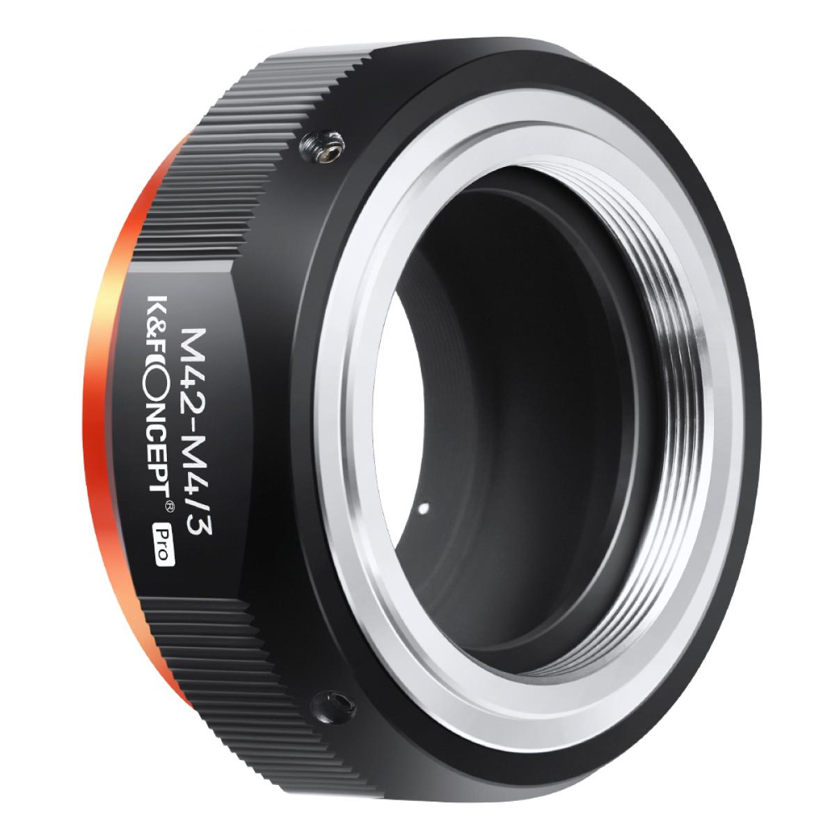 M42-M4/3 PRO high precision lens adapter (orange) K&F Concept M10125 Lens Adapter