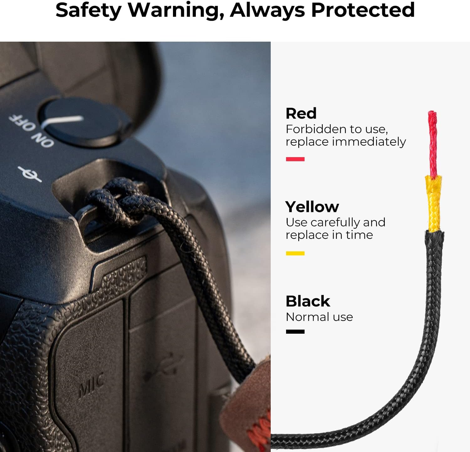 K&F Concept Camera Neck Strap for Photographers Camera Strap Quick Release Clip Adjustable Sling Strap Compatible for Nikon Canon Sony Olympus DSLR Camera