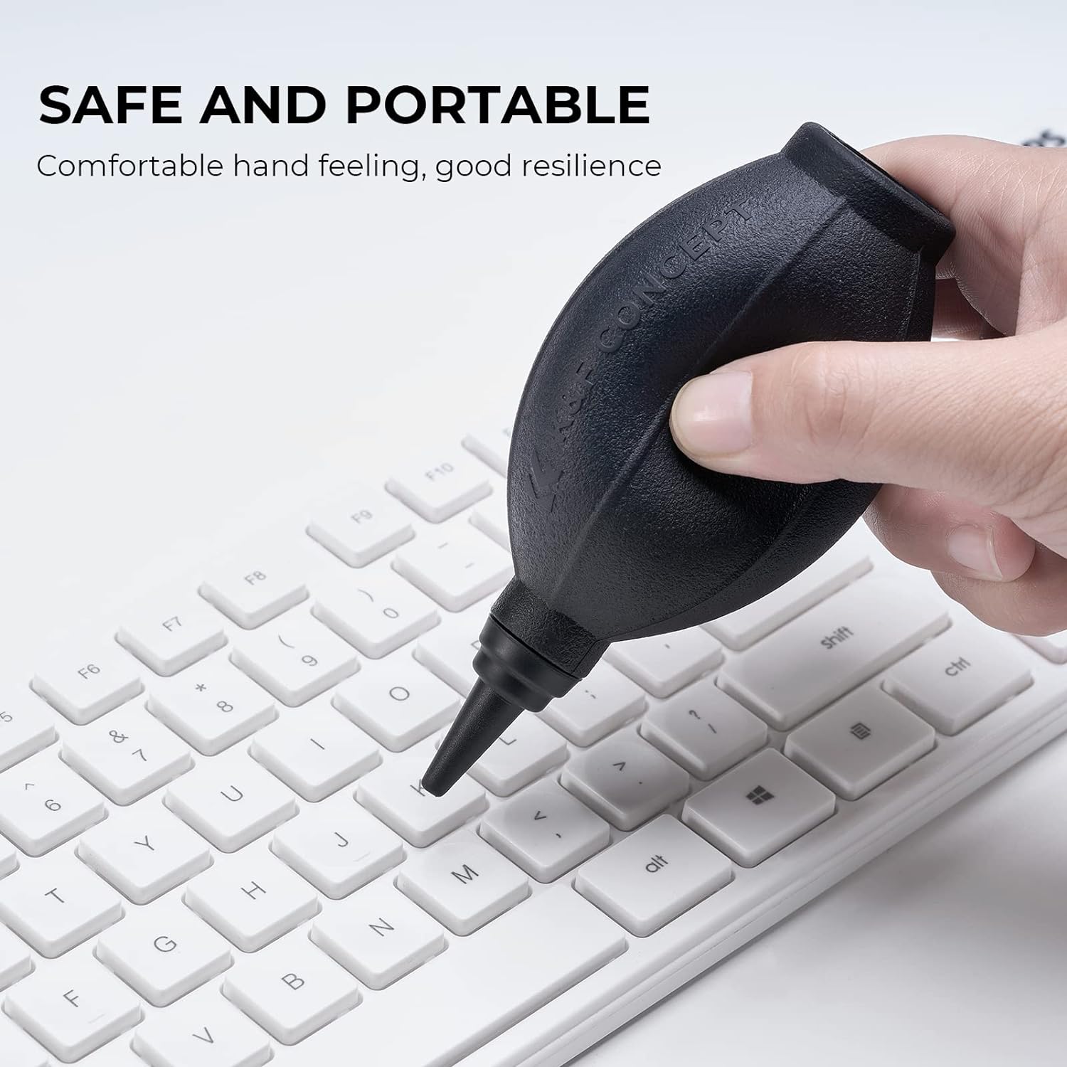 K&F  4-in-1 Camera Cleaning Kit with Lens Brush Pen, Rocket Air Blower, Microfiber Cleaning Cloth, Lens Cleaner Kit for Canon Nikon Pentax Sony DSLR Cameras Cleaning Tool Accessories