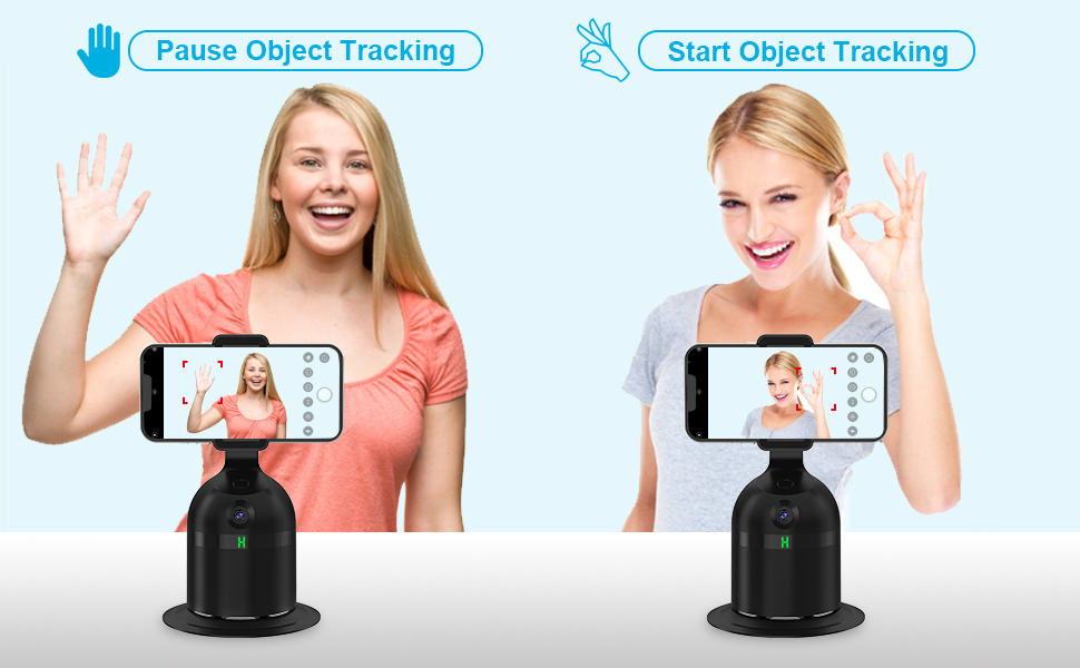 Automatic face tracking tripod