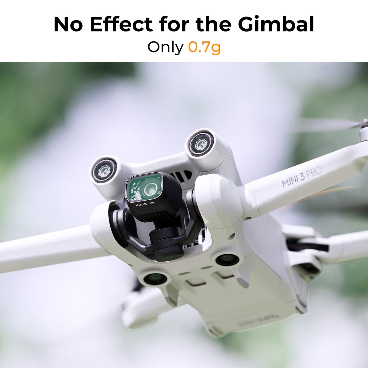 DJI Drone Mini 3 Pro UV Filter HD Single-sided Anti-reflection Green Film Waterproof and Scratch-resistant