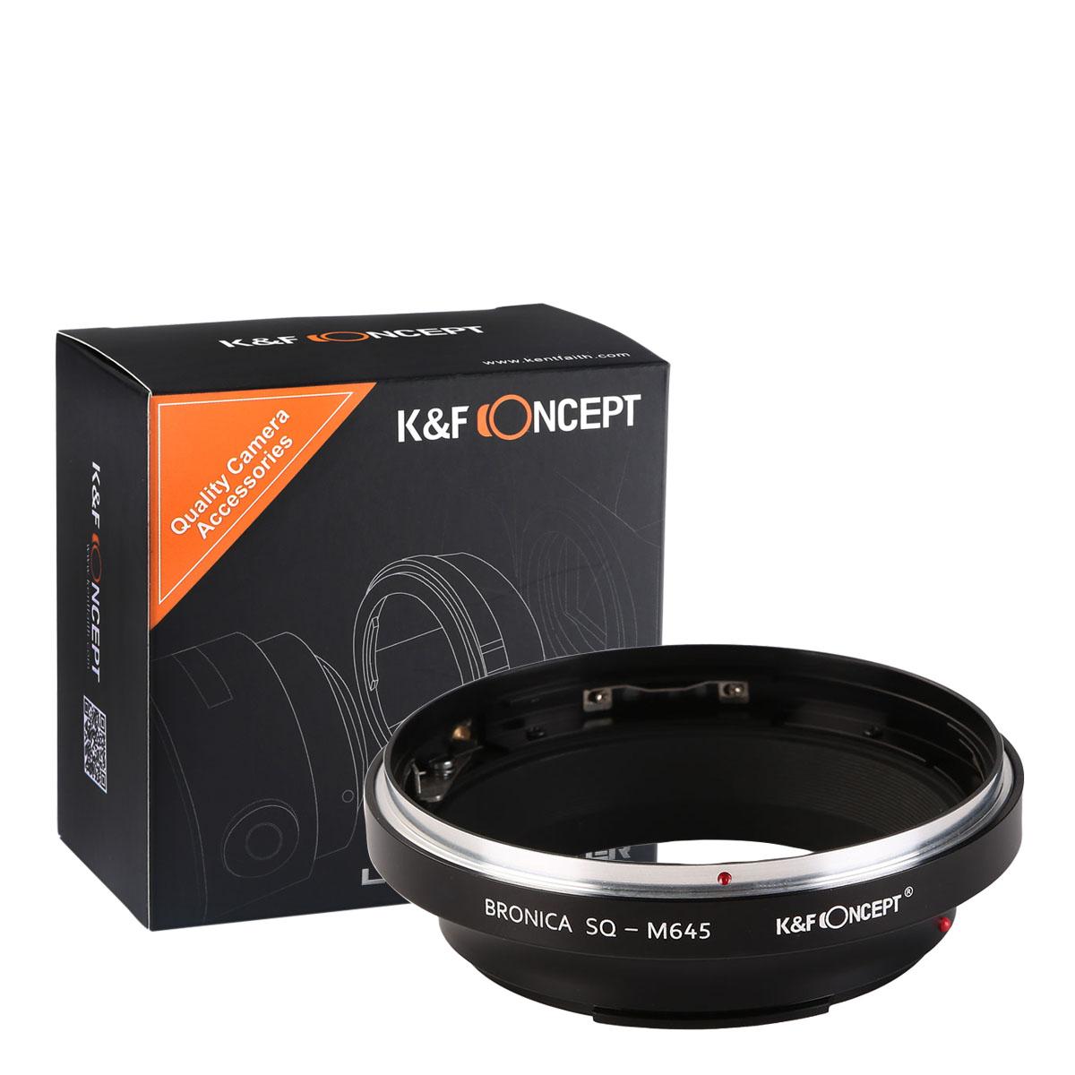 Bronica SQ Lens to Mamiya 645 Mount Camera Body K&F  Lens Mount Adapter