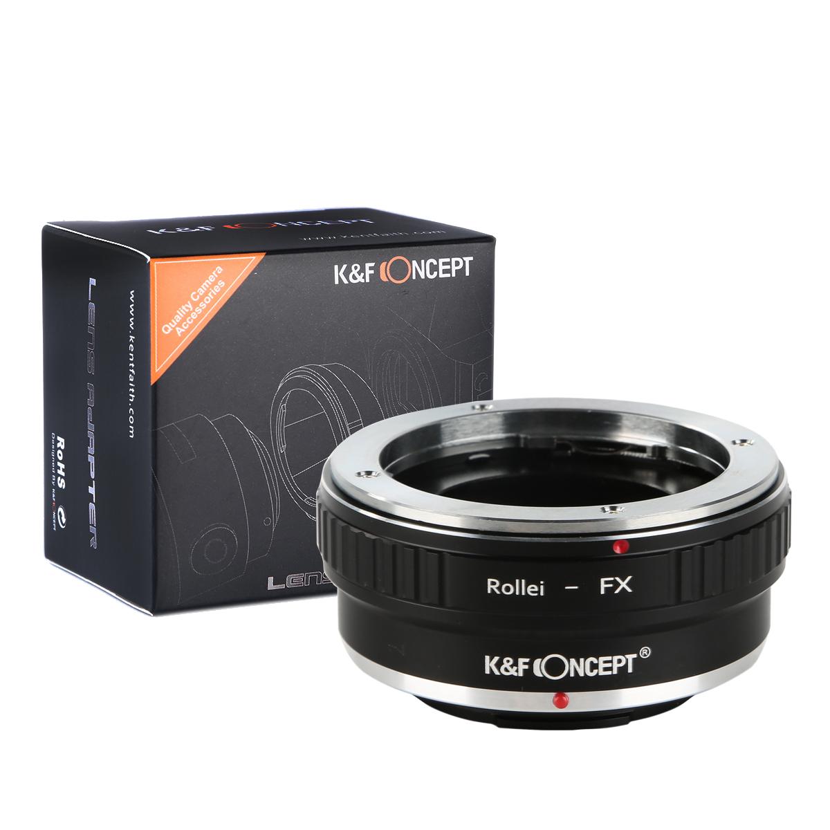 Rollei QBM Lenses to Fuji X Lens Mount Adapter For DSLR K&F Concept M37111 Lens Adapter