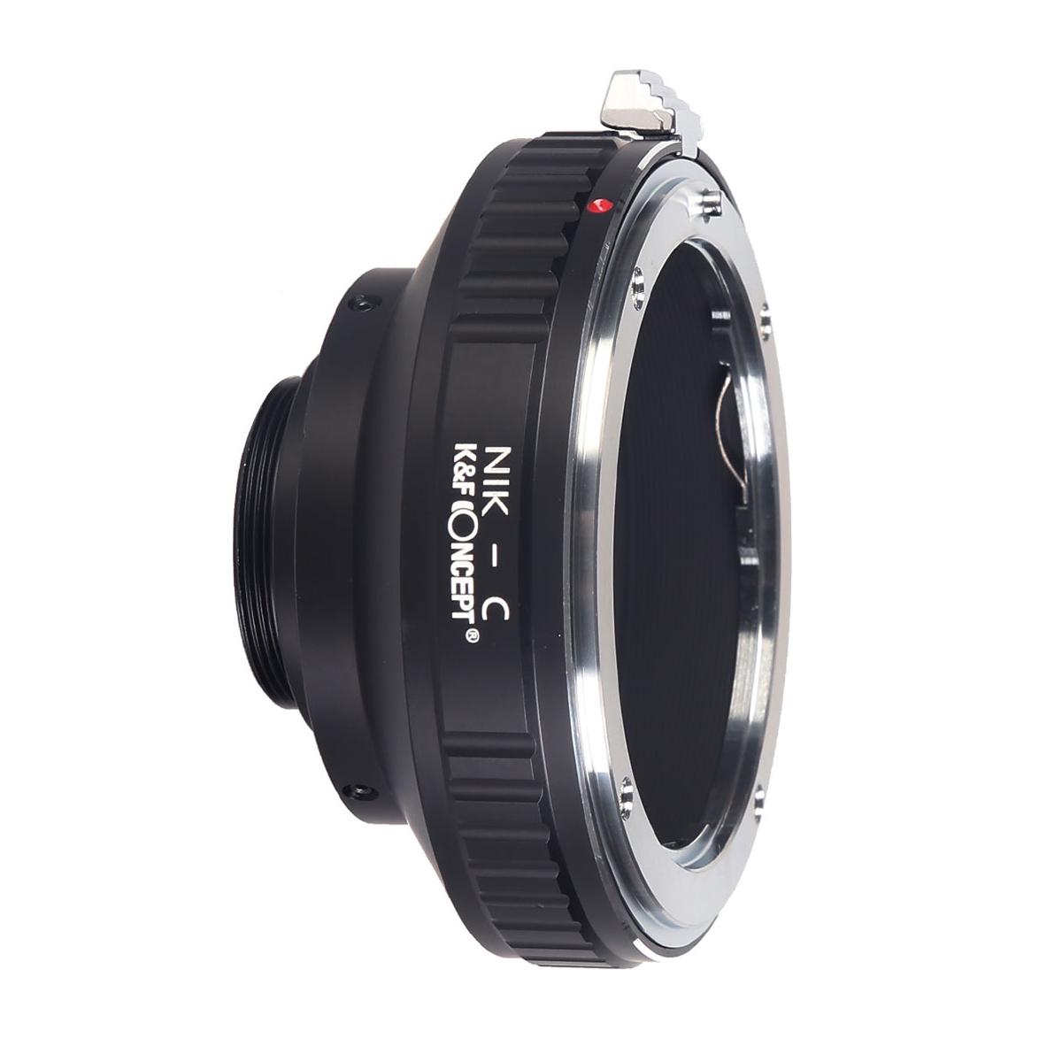 Nikon F Lenses to C Lens Mount Adapter K&F Concept M11231 Lens Adapter