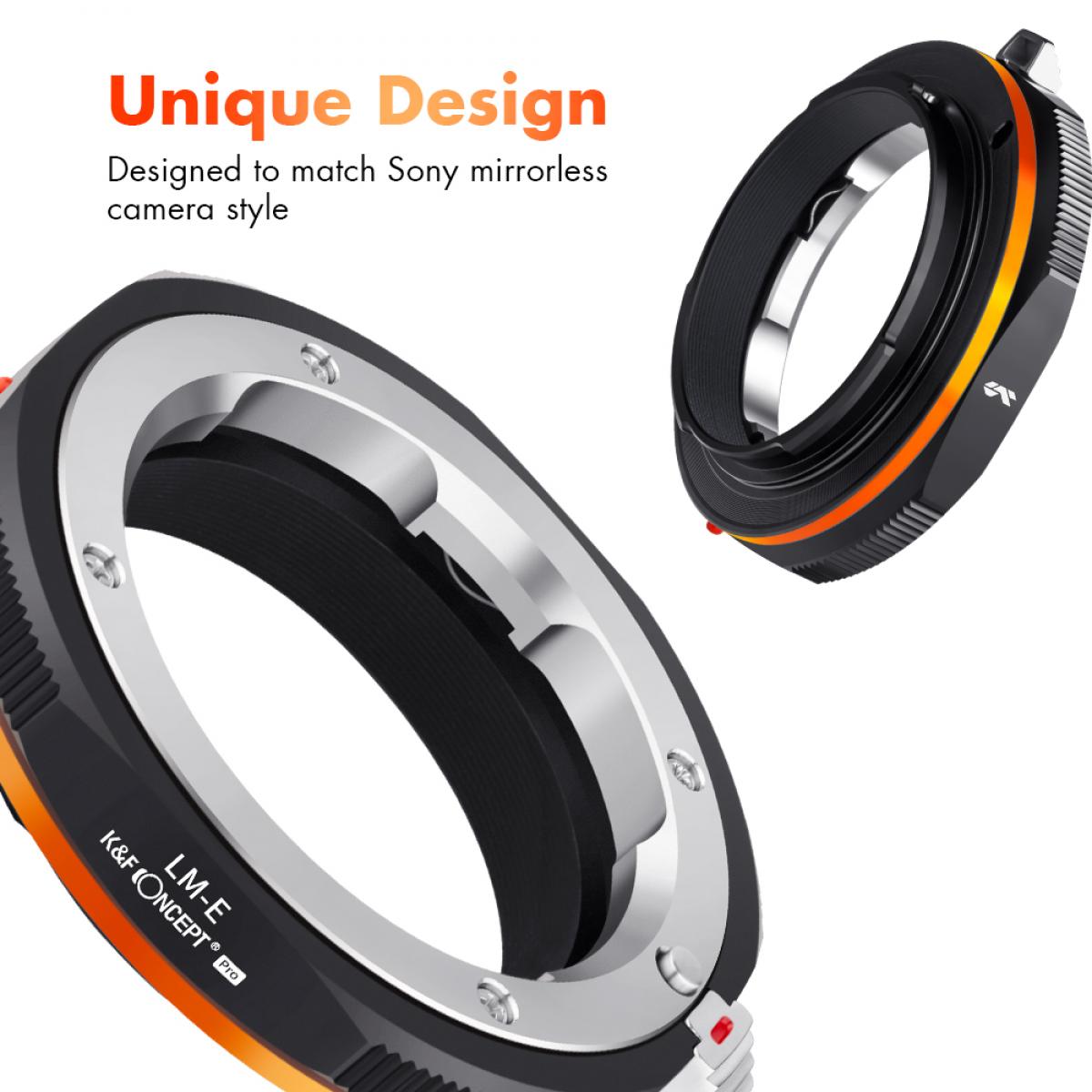 Leica M mount lenses to SONY NEX mount body LM-NEX Pro K&F Concept M20105 Lens Adapter