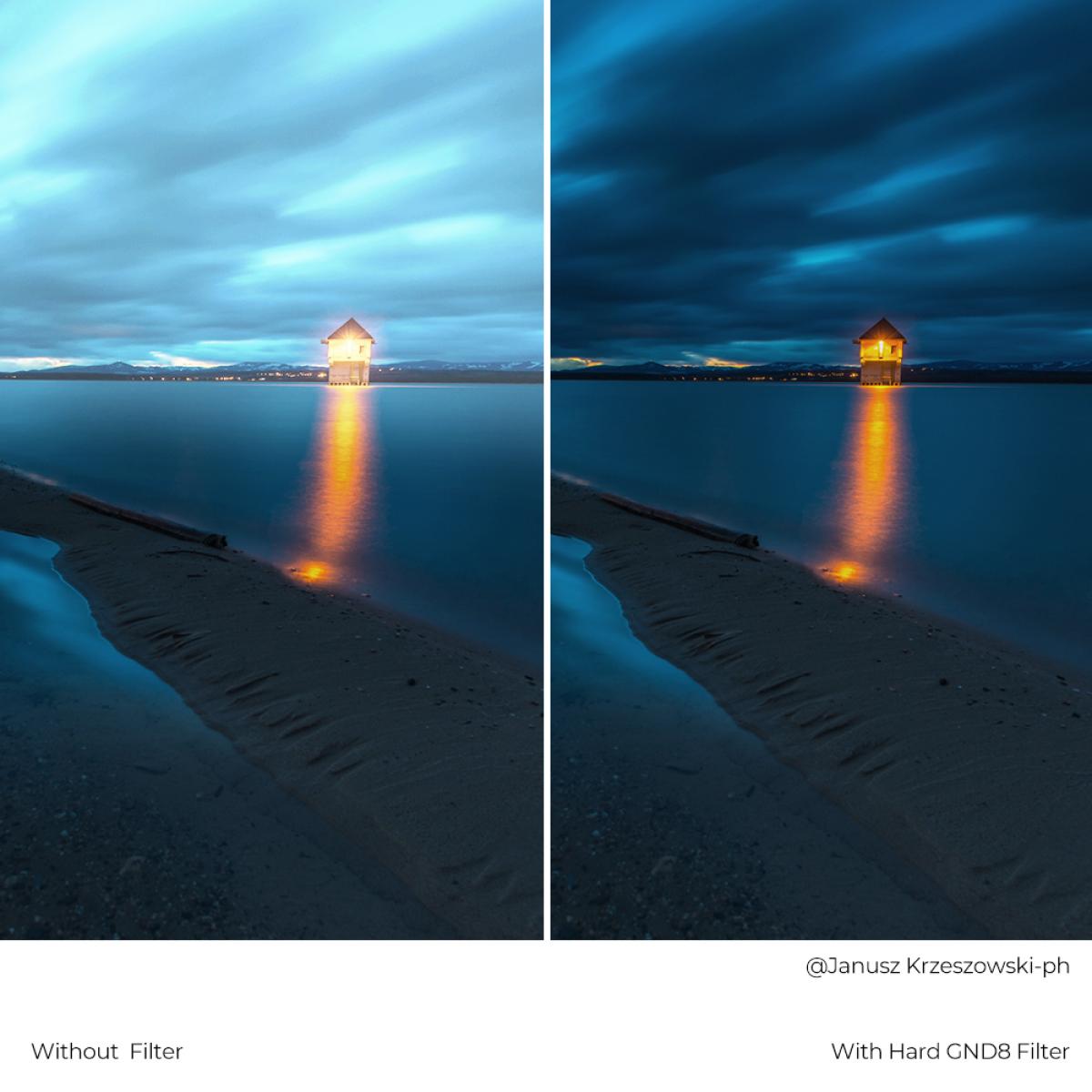 100*150*2mm Hard GND8 Square Filter HD Optical Glass Waterproof ND Filter - X-PRO Series