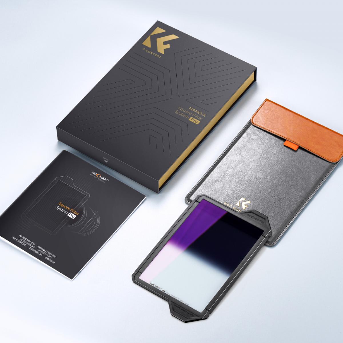 100*150*2mm Hard GND8 Square Filter HD Optical Glass Waterproof ND Filter - X-PRO Series