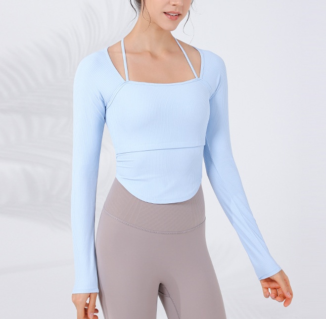Quick-drying long sleeves with chest pad