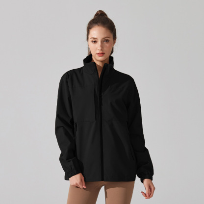 Windproof, Waterproof, Stain-proof, Loose stand-up collar, Breathable jacket