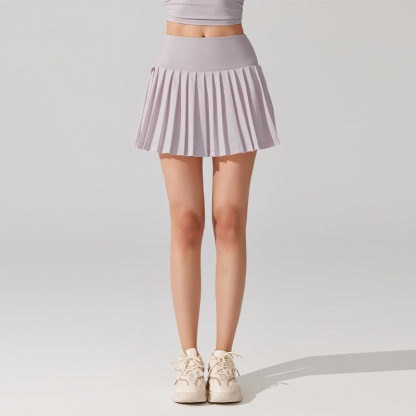 Walk-proof breathable pleated skirt