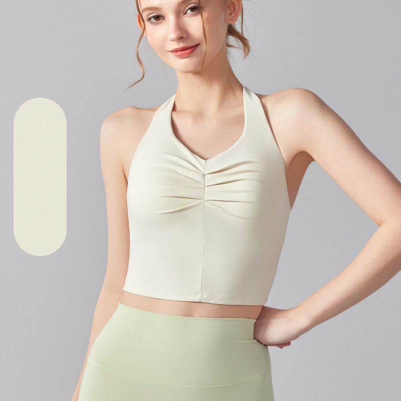 V-necked sexy halterneck bra