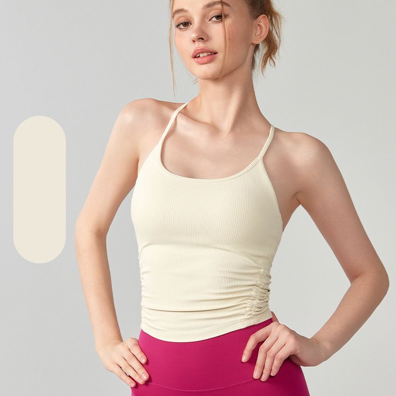 Slim-shouldered and versatile suspender bra