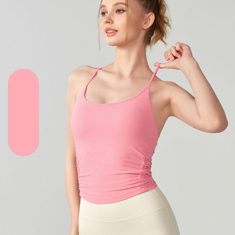 Slim-shouldered and versatile suspender bra