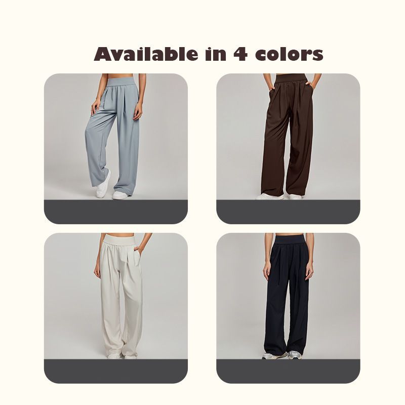 Sunscreen high waist loose to cover the flesh and wide legs