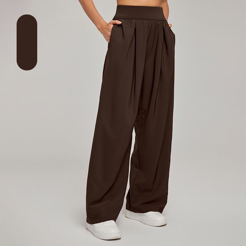 Sunscreen high waist loose to cover the flesh and wide legs