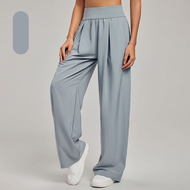 Sunscreen high waist loose to cover the flesh and wide legs