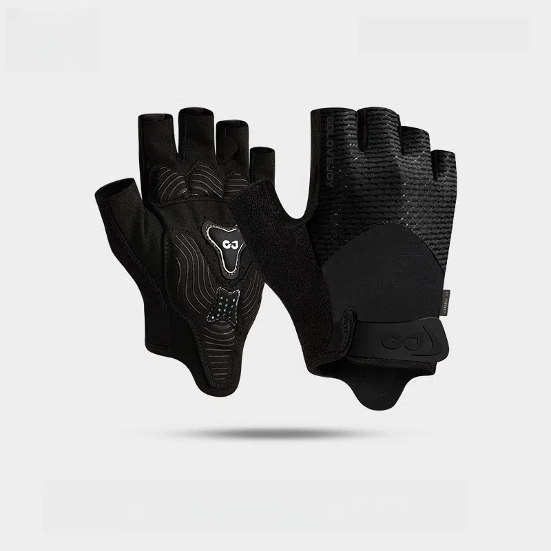 Breathable, Wear-resistant, Shock-absorbing, Non-slip, Outdoor cycling, Sports and fitness half-finger gloves