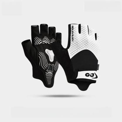 Breathable, Wear-resistant, Shock-absorbing, Non-slip, Outdoor cycling, Sports and fitness half-finger gloves