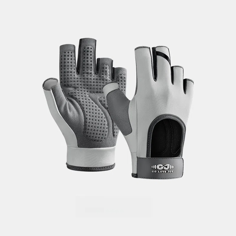 Anti-slip, Shock-absorbing, Wear-resistant, Outdoor mountaineering, Cycling, Yoga, Sports, And fitness half-finger gloves