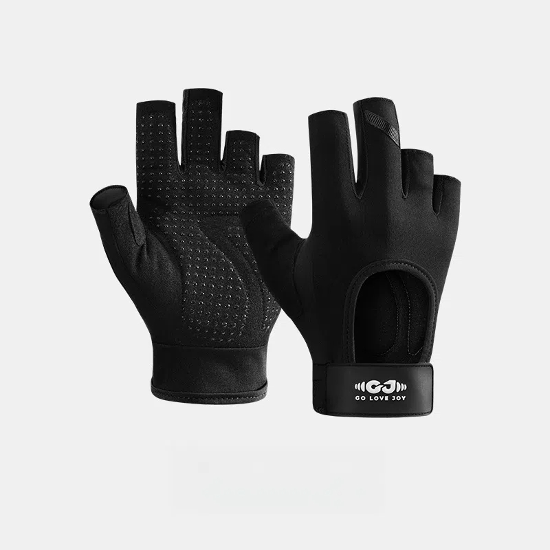 Anti-slip, Shock-absorbing, Wear-resistant, Outdoor mountaineering, Cycling, Yoga, Sports, And fitness half-finger gloves