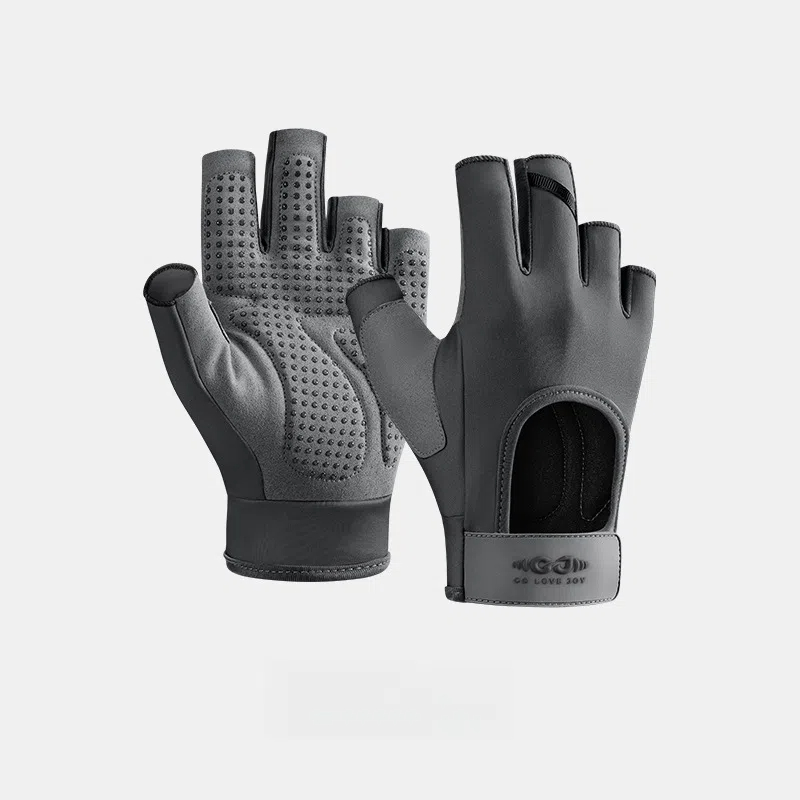 Anti-slip, Shock-absorbing, Wear-resistant, Outdoor mountaineering, Cycling, Yoga, Sports, And fitness half-finger gloves
