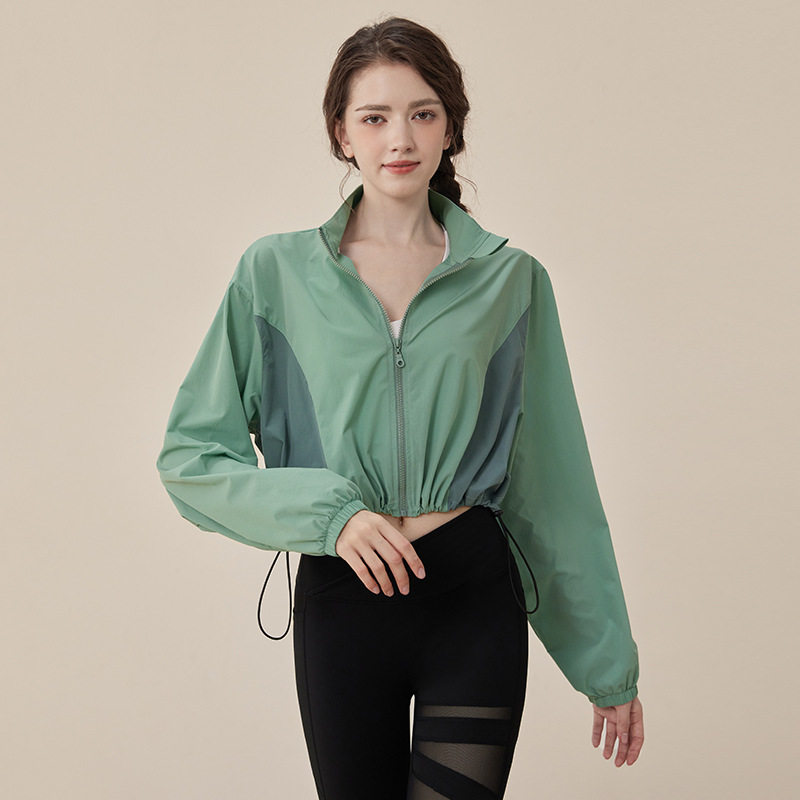 New professional Pilates fitness running yoga suit top