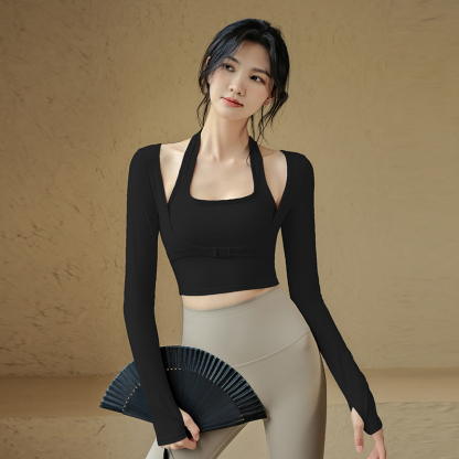 Skinny long sleeves with padded chest