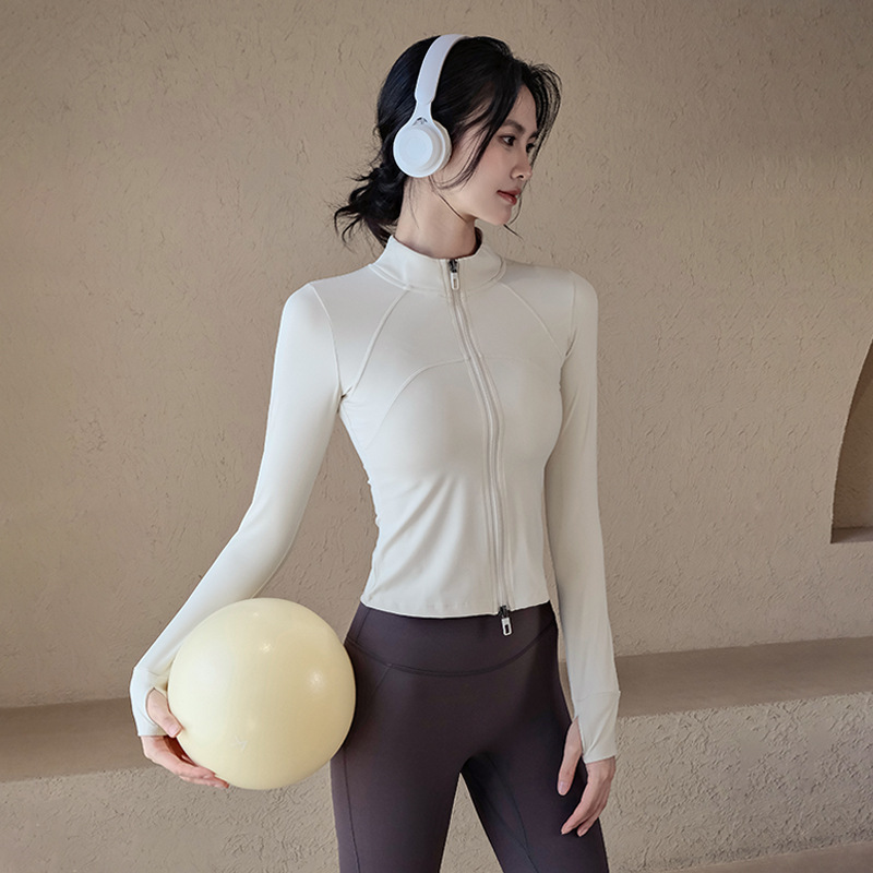 Slim zipper track jacket
