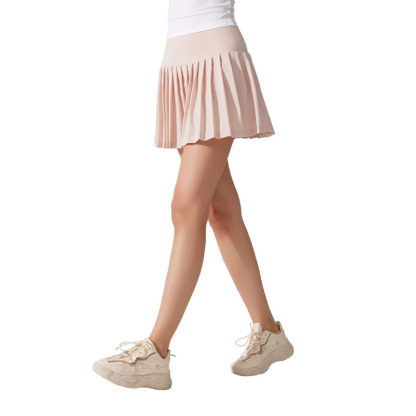 Walk-proof breathable pleated skirt