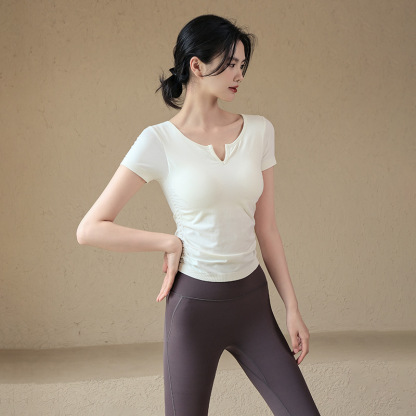 Padded short sleeve t-shirt