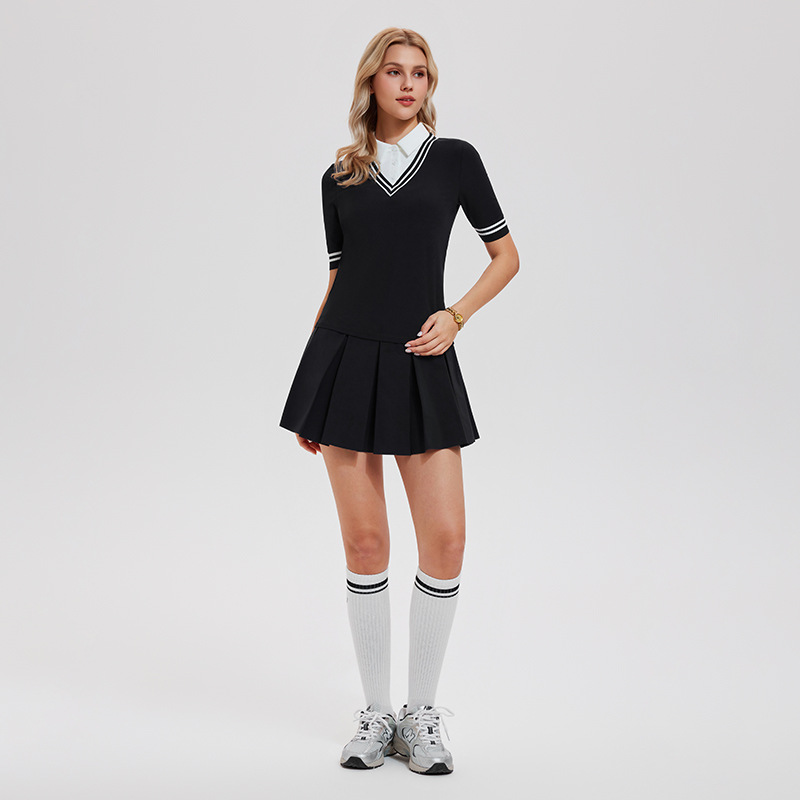 Collegiate golf tennis sports suit