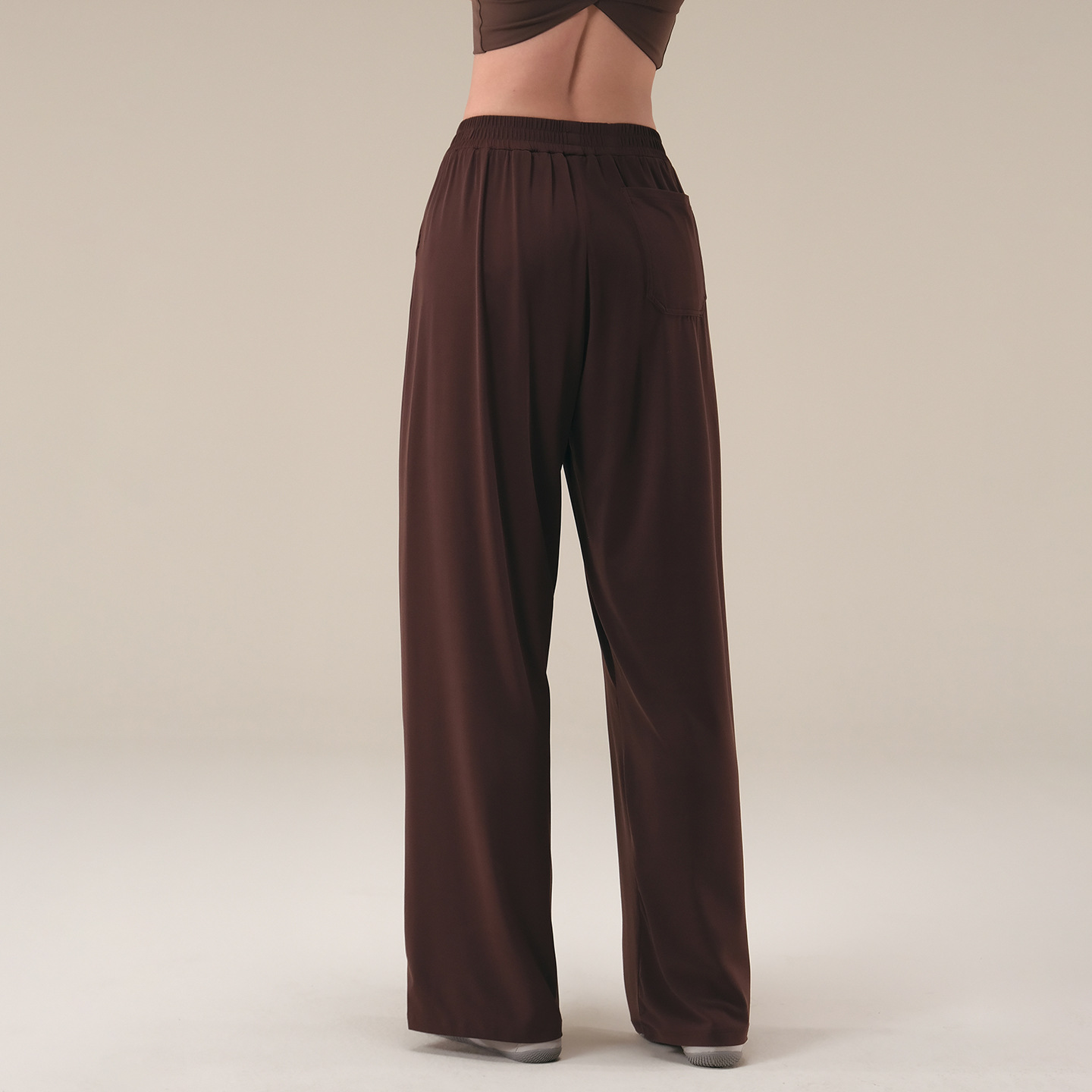 New casual loose straight slimming wide-leg pants