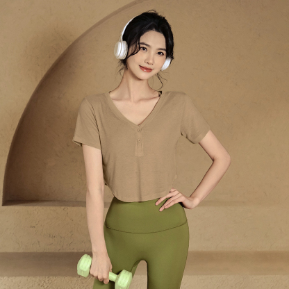 Loose quick-drying short sleeves