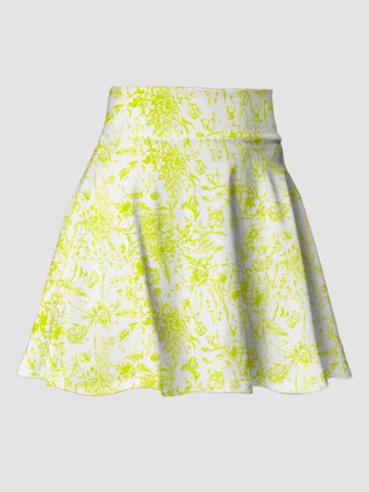 Fashion printed anti-light golf badminton tennis skirt