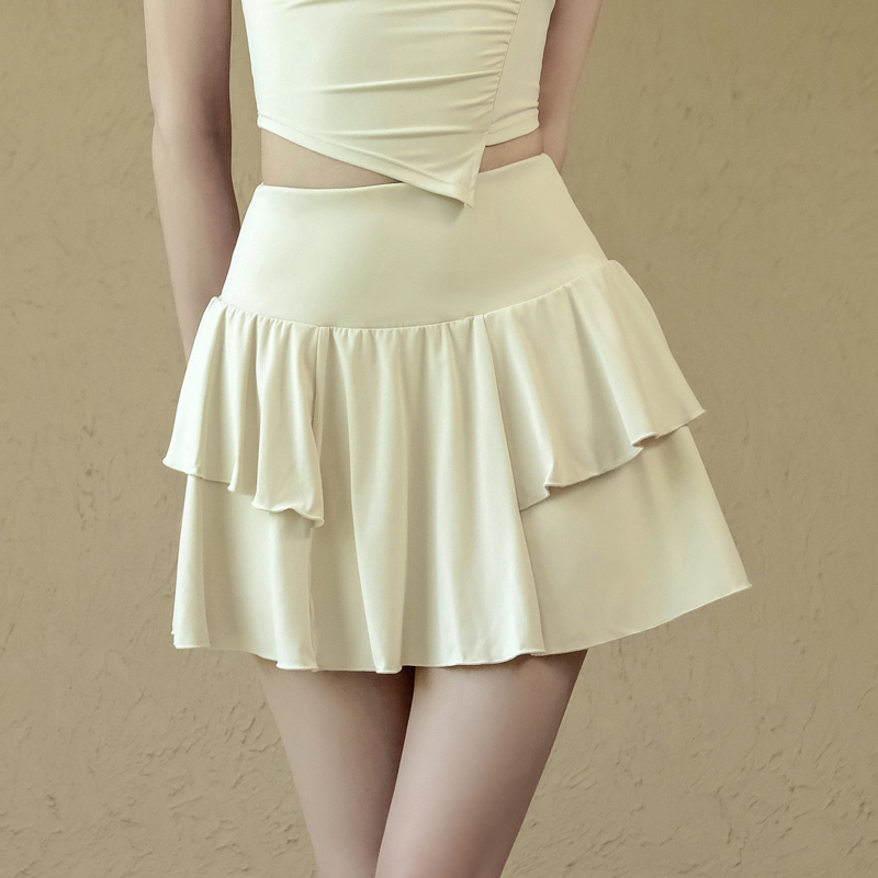 Anti-exposure fitness skirt