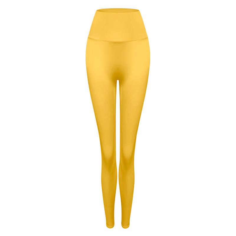 High-waisted peach buttocks nude trousers