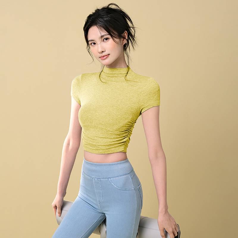 Tight sexy short sleeves