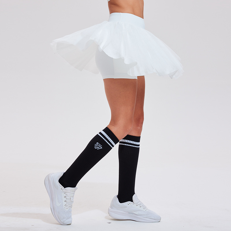 Anti-light light and light breathable mesh badminton puffy skirt