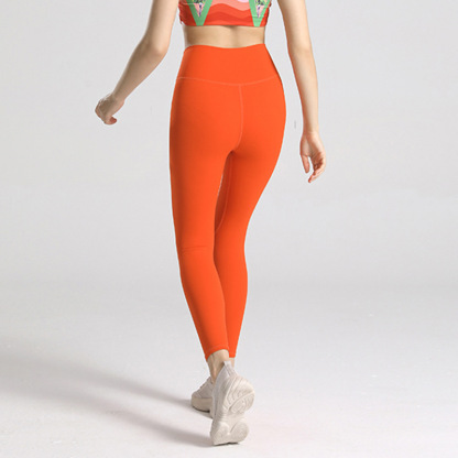 High-waisted hip-lifting leggings