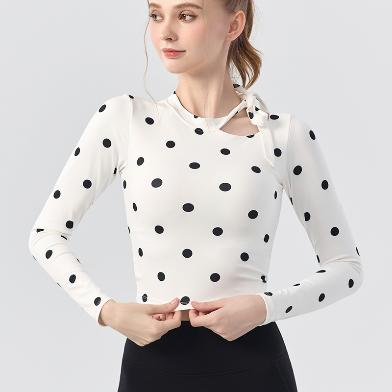 High-end versatile dance Pilates training fitness T-shirt top