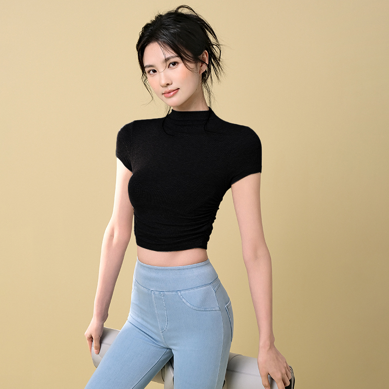 Tight sexy short sleeves