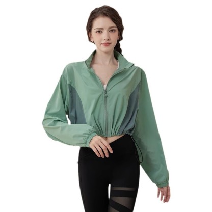 New professional Pilates fitness running yoga suit top