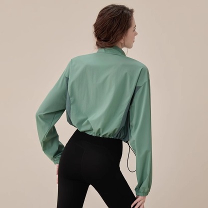 New professional Pilates fitness running yoga suit top